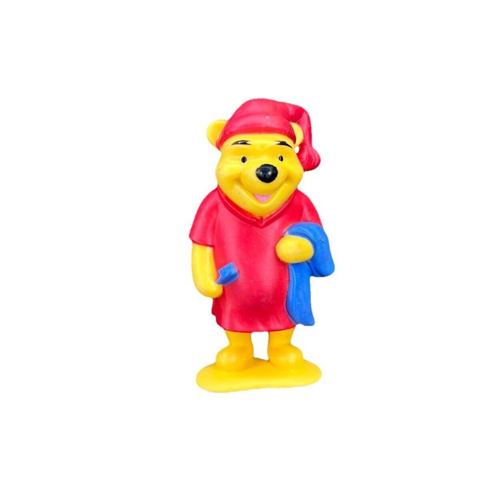 Night Bed Time Pajamas Winnie the Pooh Bear 3" PVC Action Figure Disney